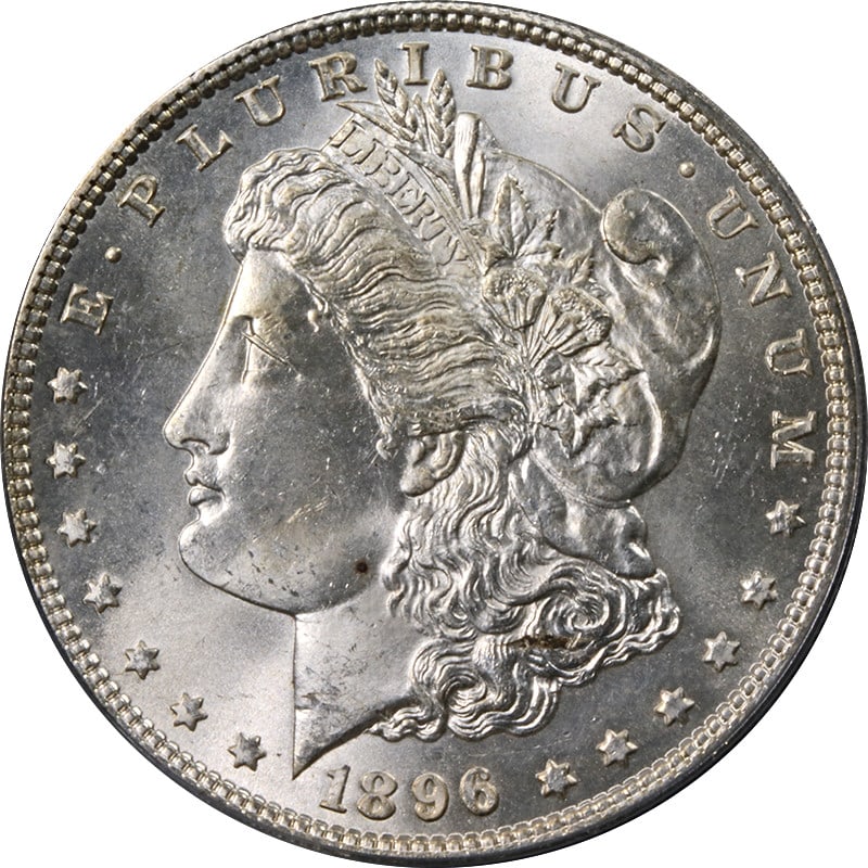 1896-P Morgan Silver Dollar PCGS MS65 Uncirculated Toned Coin (1 of 4)