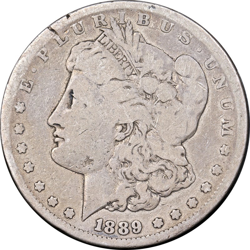 1889-CC Morgan Silver Dollar Key Date Silver Coin G/VG Details (1 of 2)