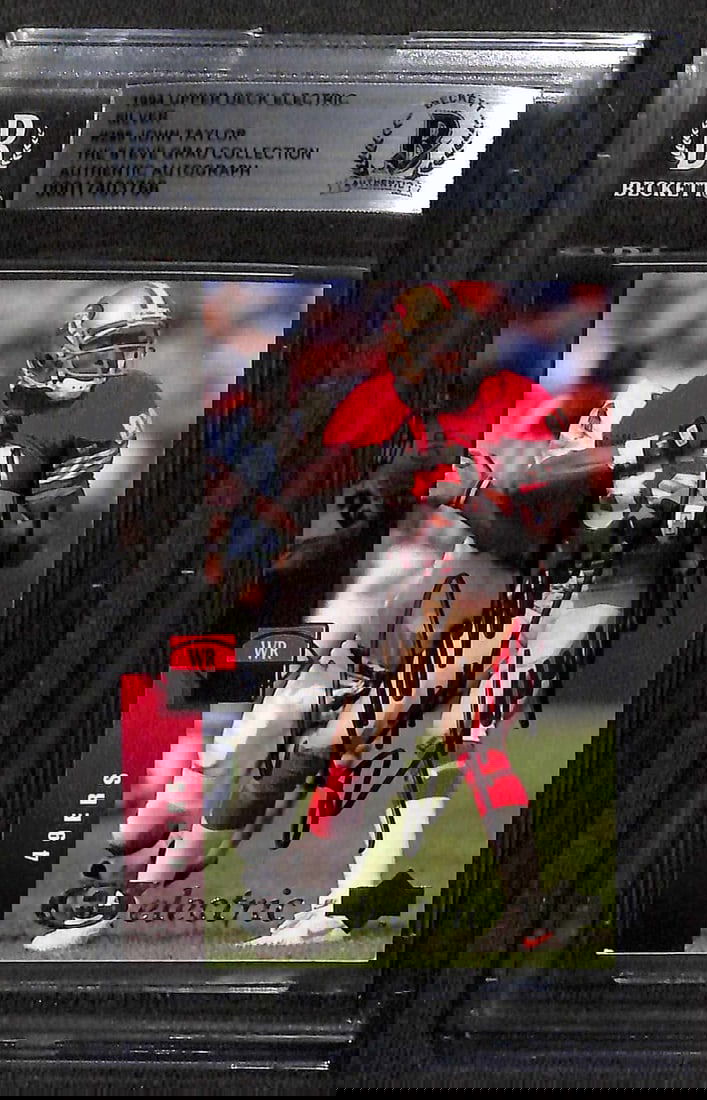 John Taylor Signed 1994 Upper Deck Electric Silver #295 Card Beckett Authenticated (1 of 1)