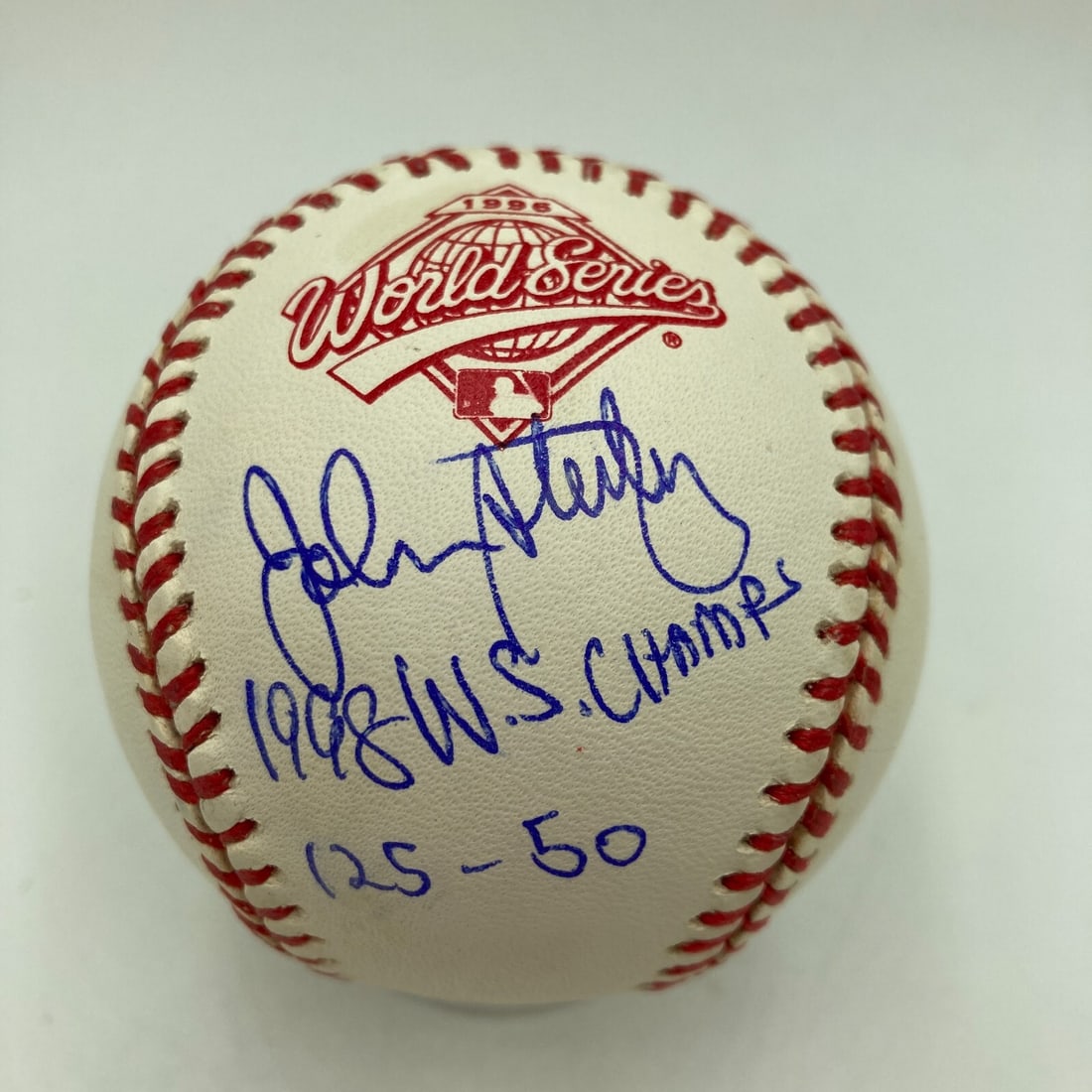 John Sterling Signed 1998 Yankees World Series Baseball JSA MM99824 (1 of 5)