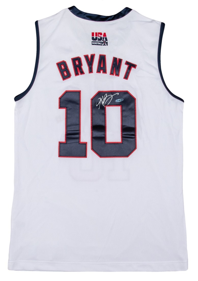 Kobe Bryant Autographed 2008 Team USA Jersey Upper Deck COA (1 of 6)