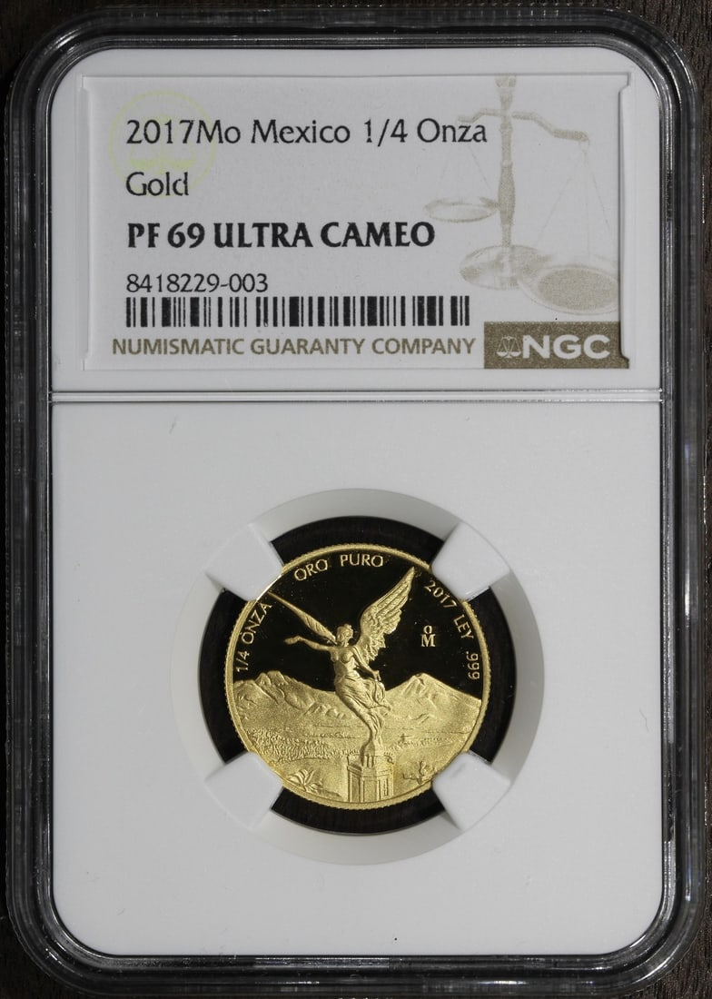 2017 Mexico 1/4 oz Gold Libertad Proof NGC PR69 Ultra Cameo (1 of 2)