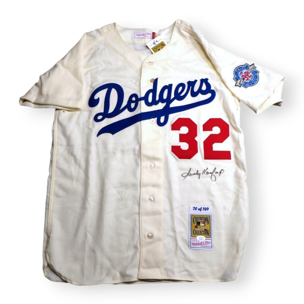 Sandy Koufax Autographed Dodgers Jersey Limited Edition 70/169 JSA (1 of 7)