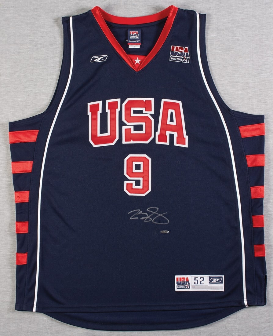 LeBron James Signed 2004 Team USA Jersey UDA and Beckett COA (1 of 5)