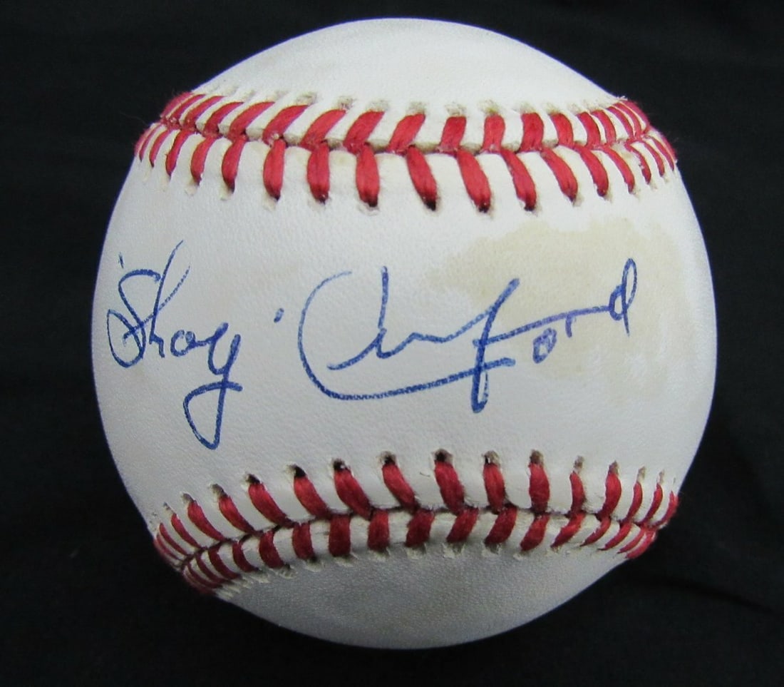 Shag Crawford Autographed Rawlings Baseball MLB JSA Certified (1 of 3)
