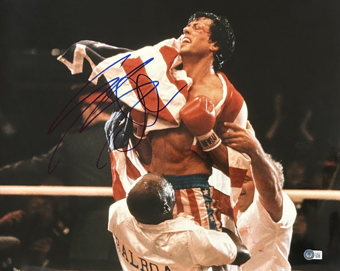 Sylvester Stallone Signed 16x20 Rocky Photo with Beckett Auth (1 of 1)