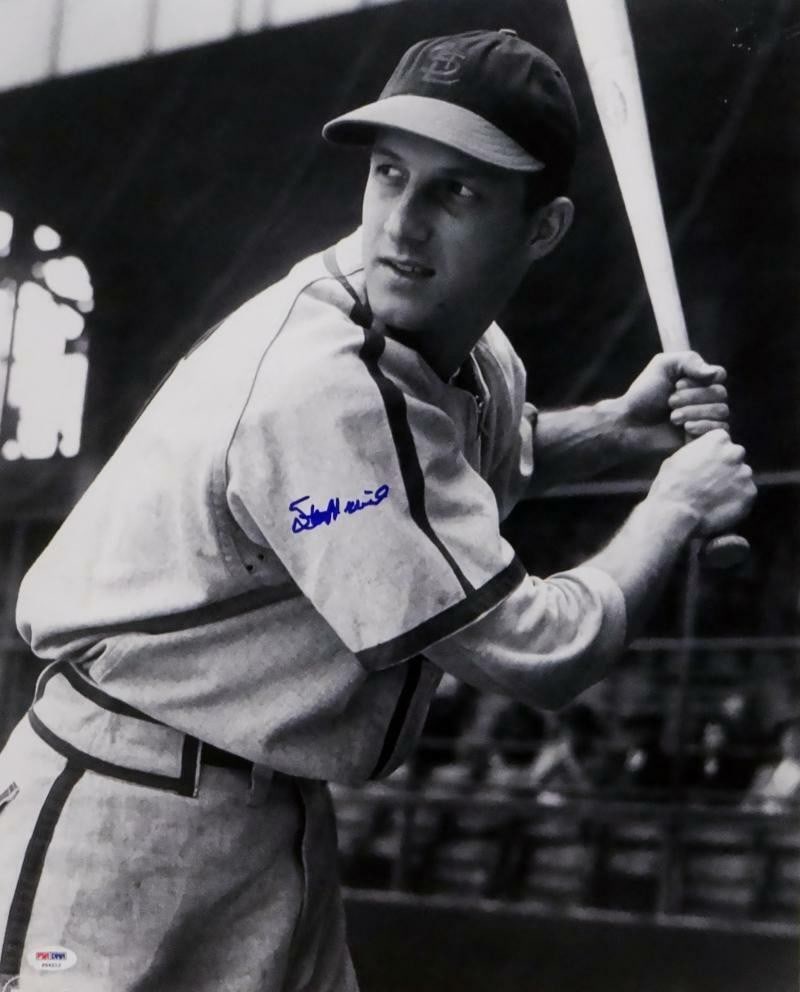 Stan Musial Autographed 16x20 Photo PSA Authenticated Baseball (1 of 6)