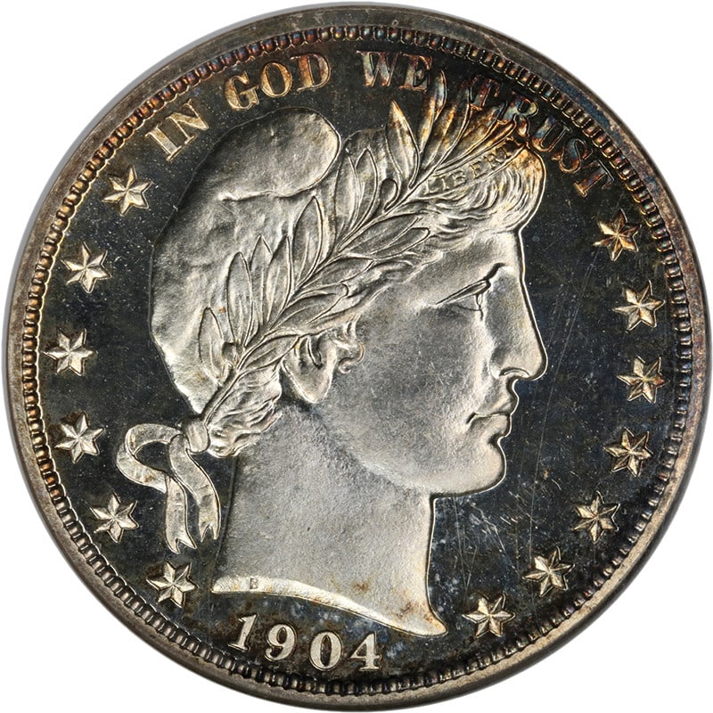 1904 Barber Half Dollar Proof NGC PF65 CAC Old Holder Strong Strike (1 of 4)