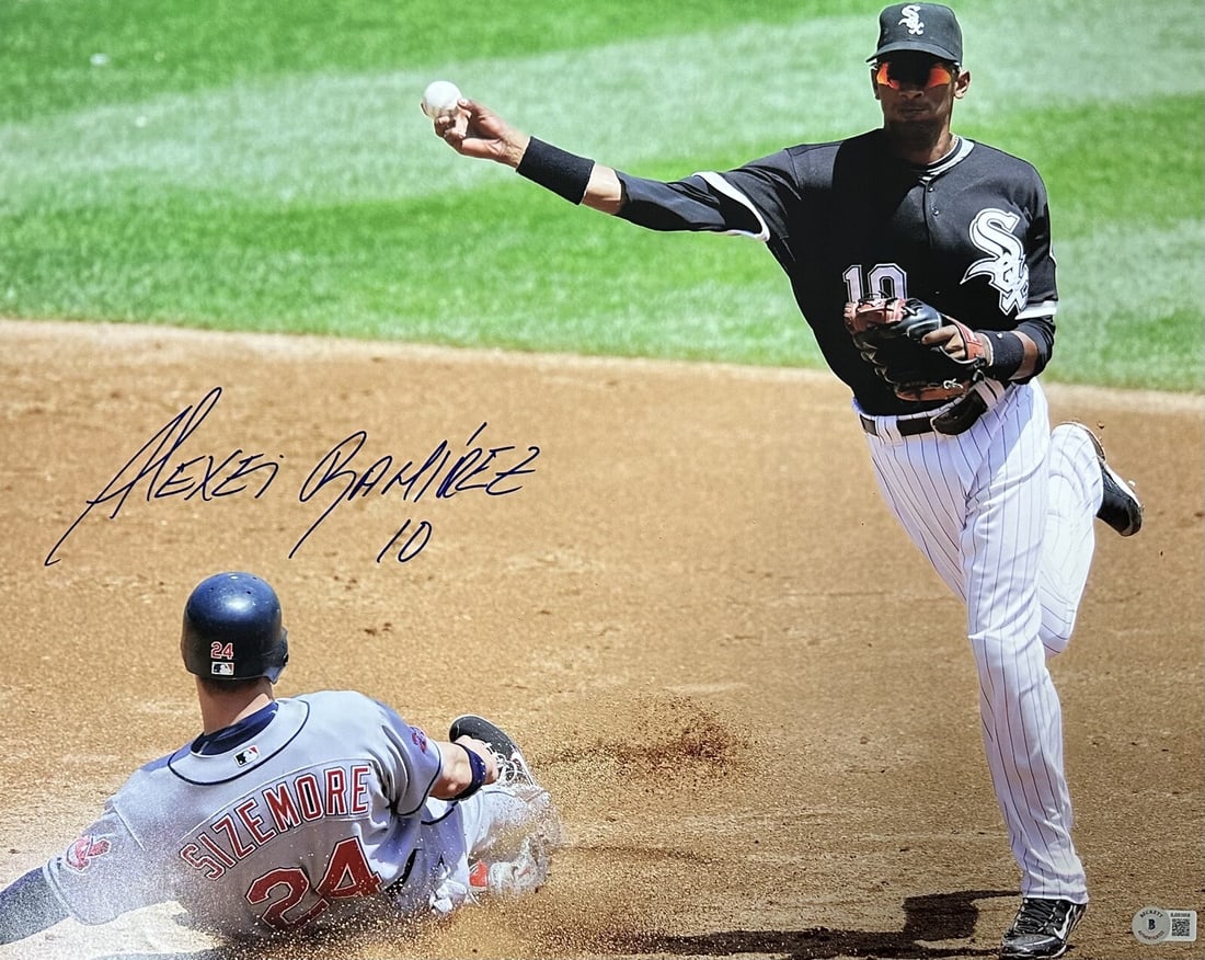 Alexei Ramirez Signed 16x20 Photo Chicago White Sox Beckett Certified (1 of 1)