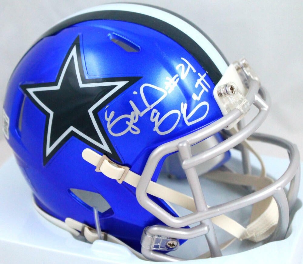 Ezekiel Elliott Signed Dallas Cowboys Mini Helmet Beckett Authenticated (1 of 8)