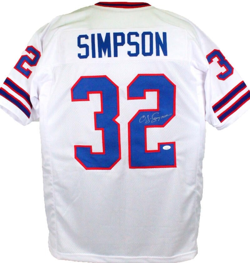 OJ Simpson Signed Buffalo Bills Jersey with JSA Authentication (1 of 3)