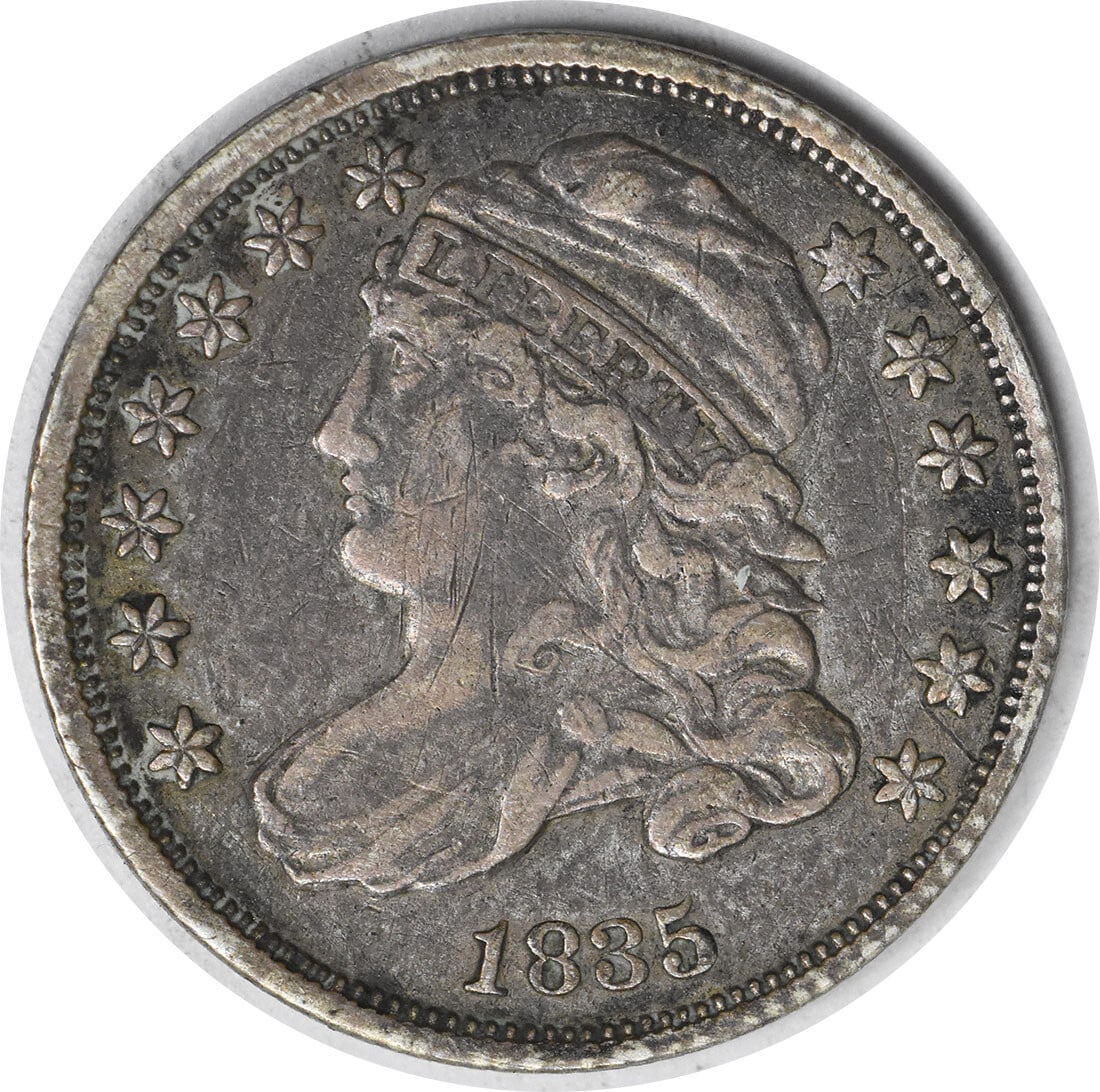1835 Capped Bust Silver Dime VF Uncertified 10C Philadelphia Mint (1 of 2)