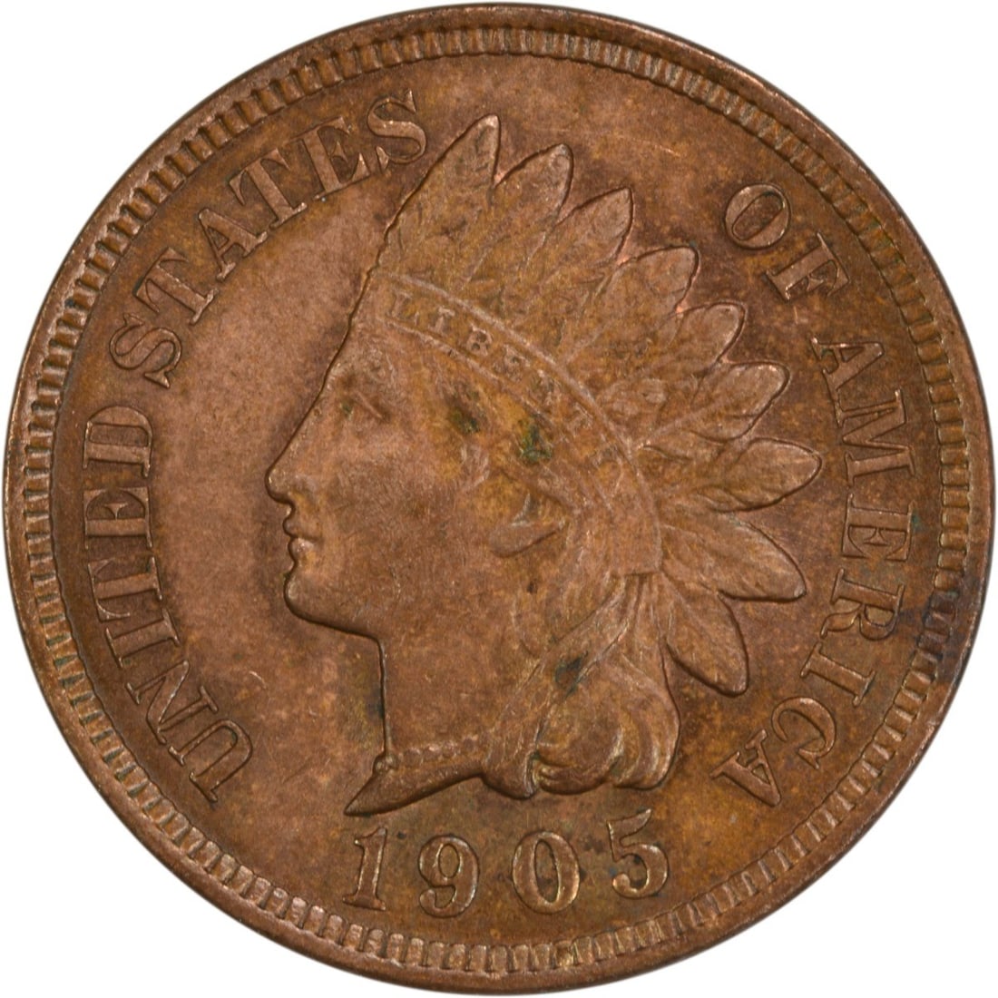 1905 Indian Head Cent Choice BU Uncertified Copper (1 of 2)