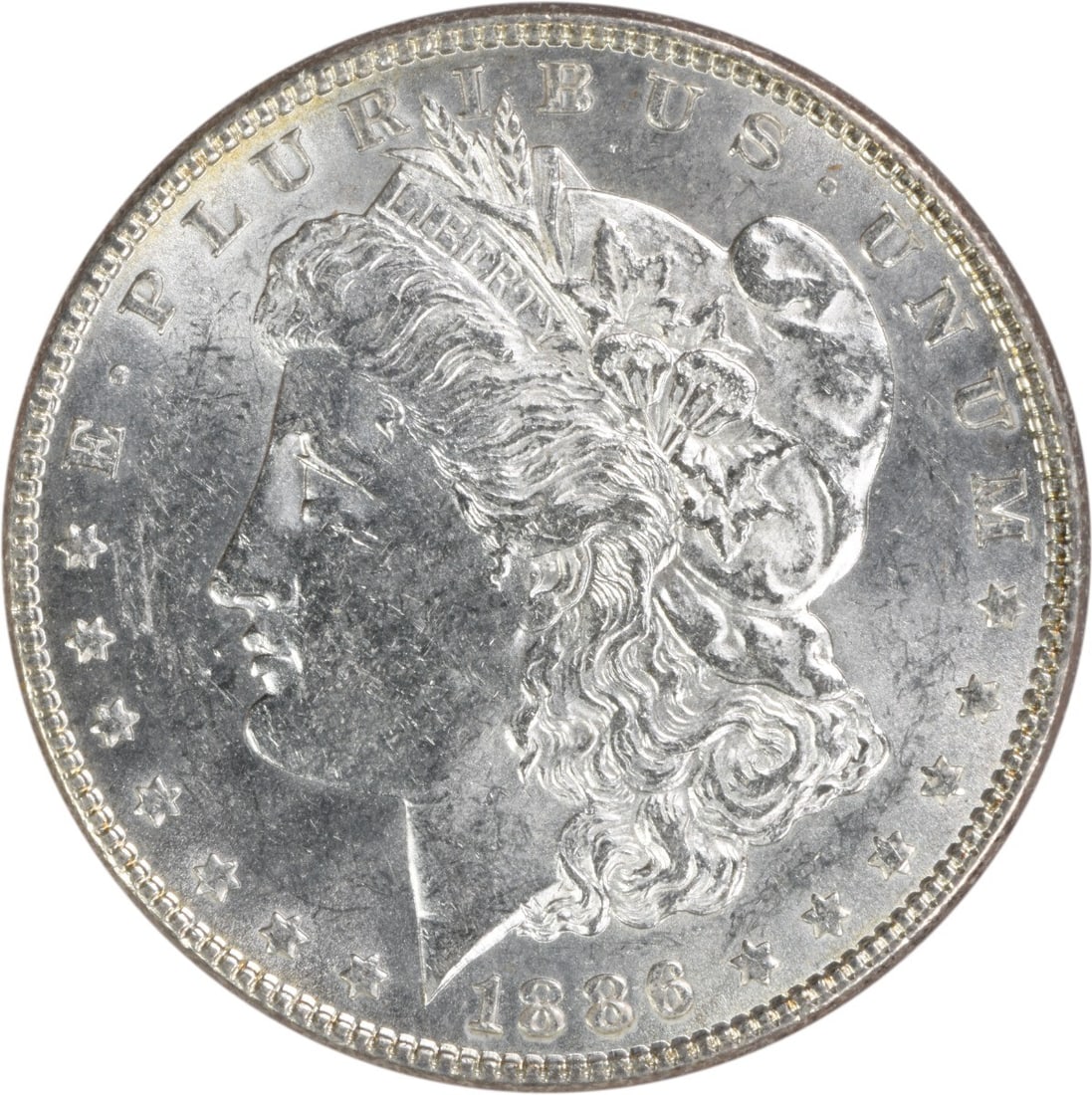 1886 Morgan Silver Dollar BU Uncertified Silver Coin (1 of 2)