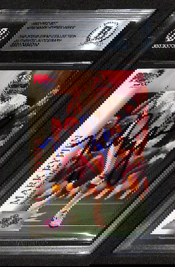 Mark Rypien Signed 1992 Pro Set #700 Card Beckett Authenticated (1 of 1)