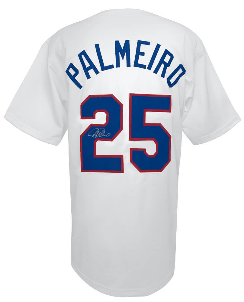 Rafael Palmeiro Signed Texas Rangers Custom Jersey with COA (1 of 3)