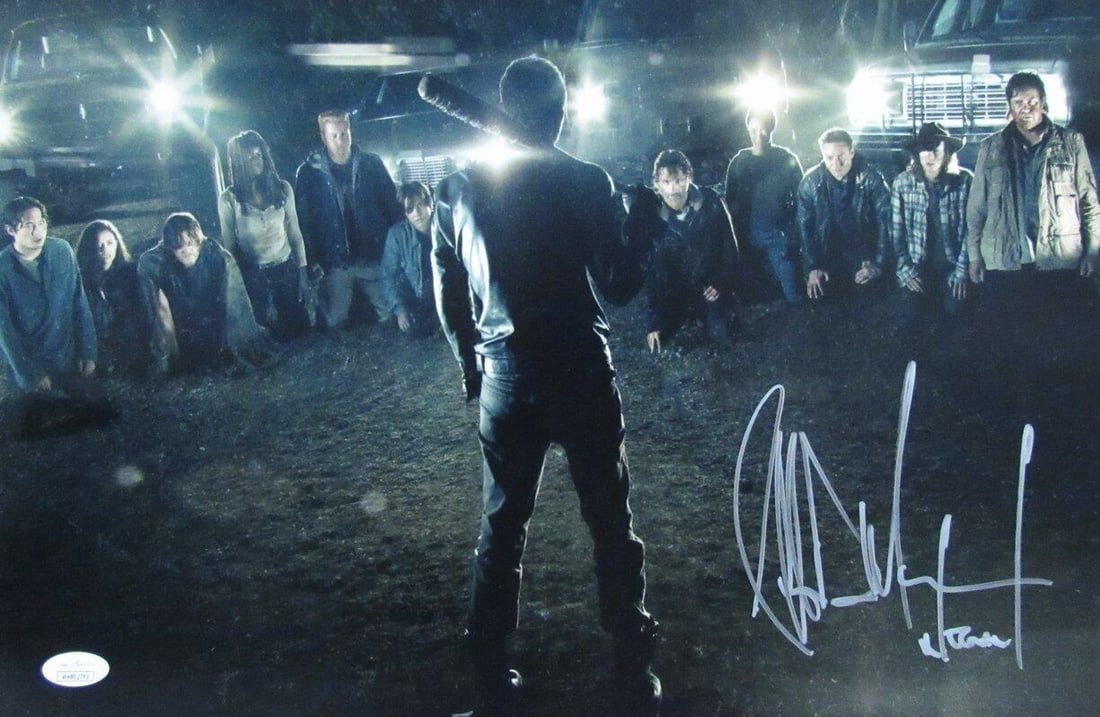 Jeffrey Dean Morgan Inscribed Autographed 11x17 Photo The Walking Dead JSA Certified (1 of 3)