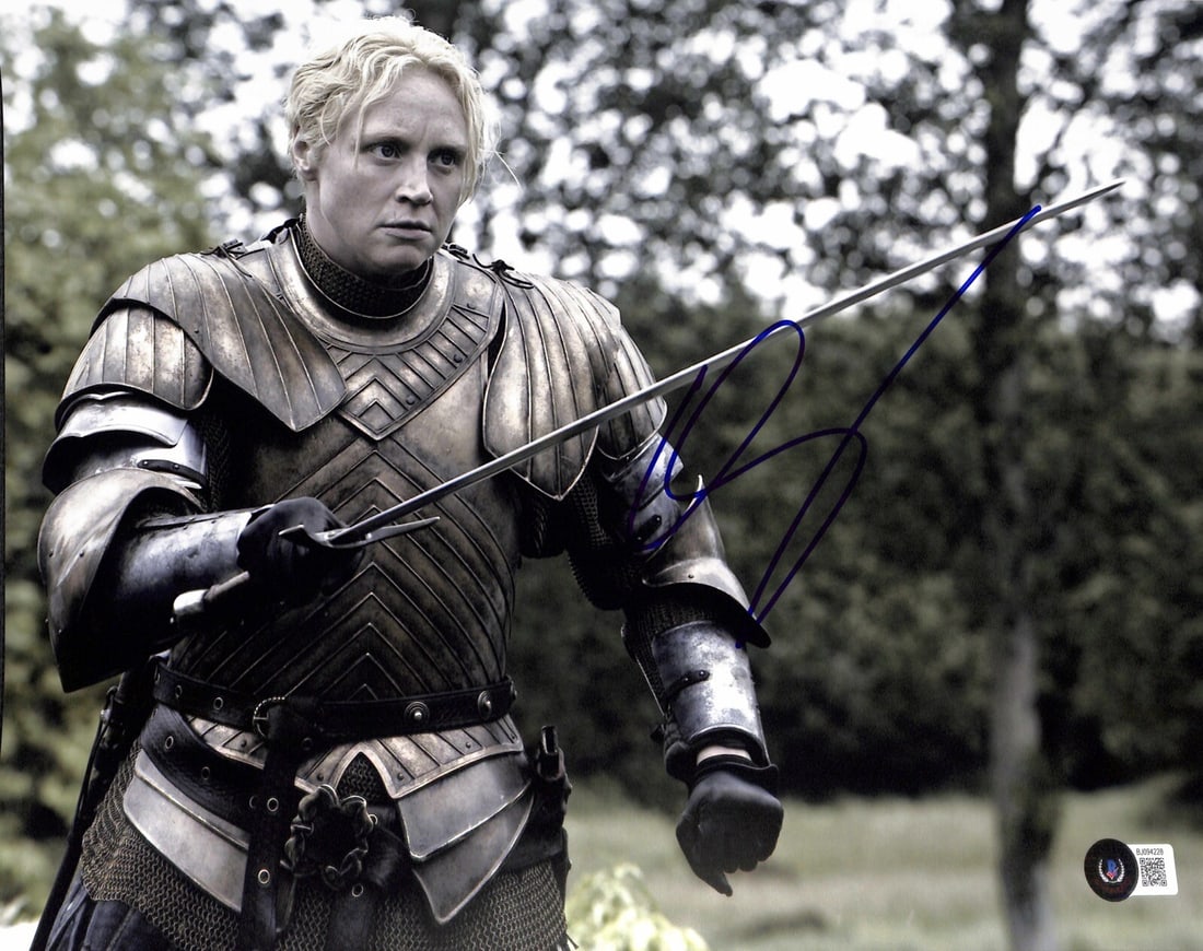 Gwendoline Christie Signed 11x14 Game of Thrones Photo Beckett Certified (1 of 1)
