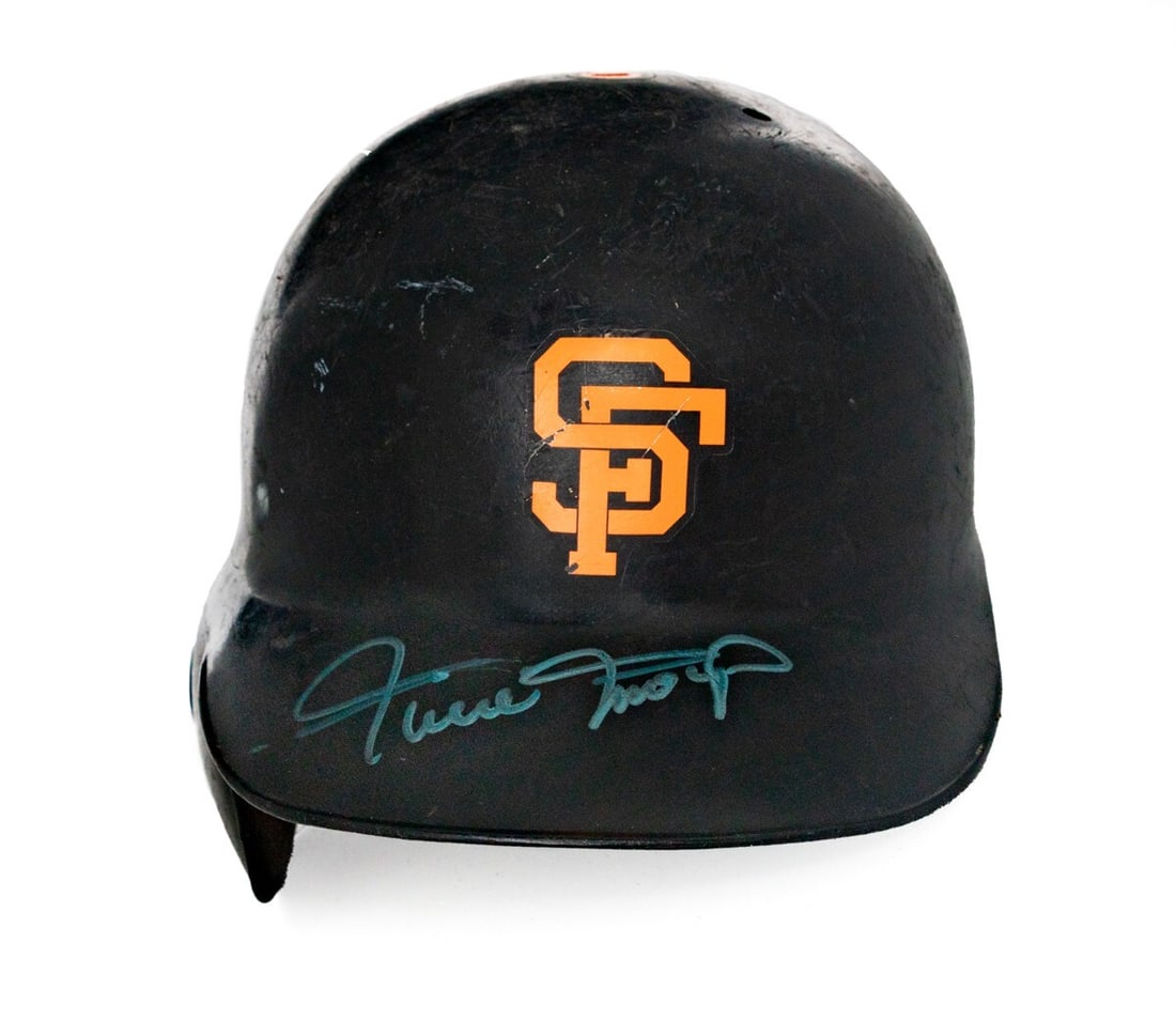 Willie Mays Signed San Francisco Giants Game Helmet with PSA DNA COA (1 of 6)