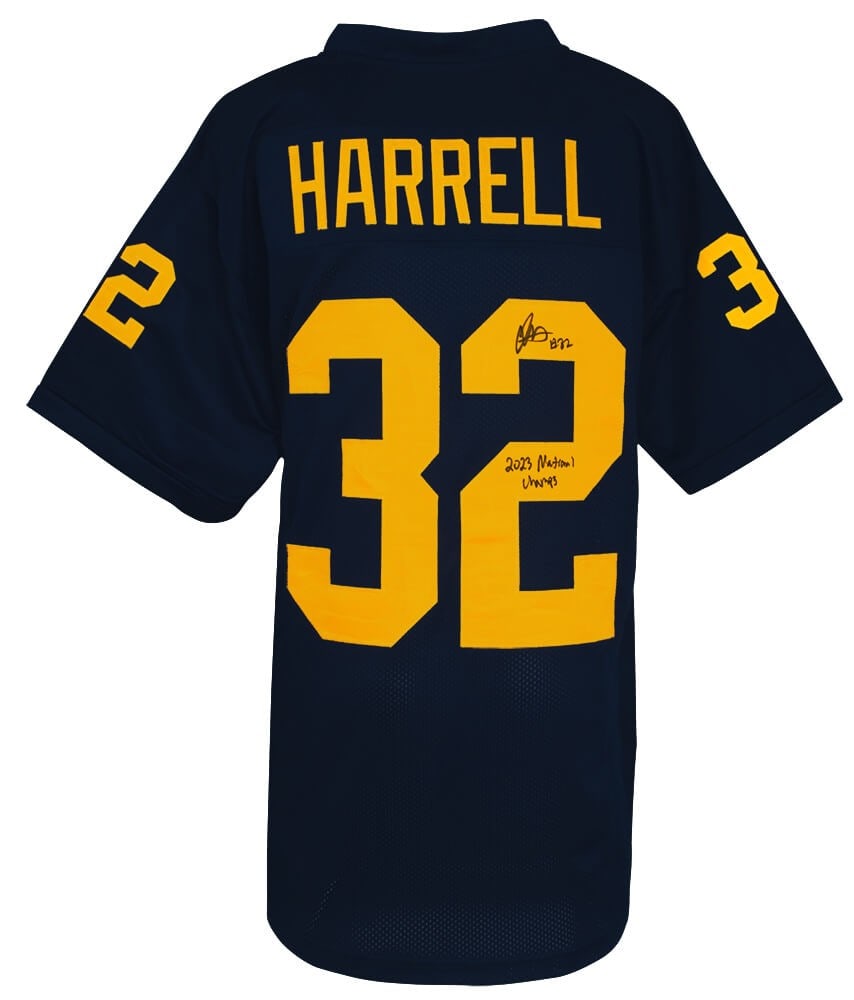 Jaylen Harrell Signed Navy College Football Jersey National Champs COA (1 of 3)