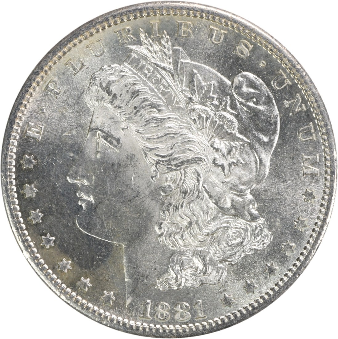 1881-S Morgan Silver Dollar Choice BU Uncertified Silver Coin (1 of 2)