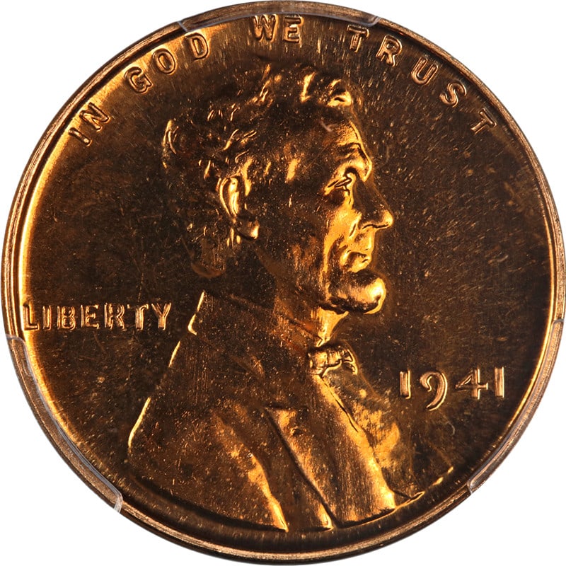1941 Lincoln Cent Proof PCGS PR67 RD Full Red Gem Strong Strike (1 of 4)