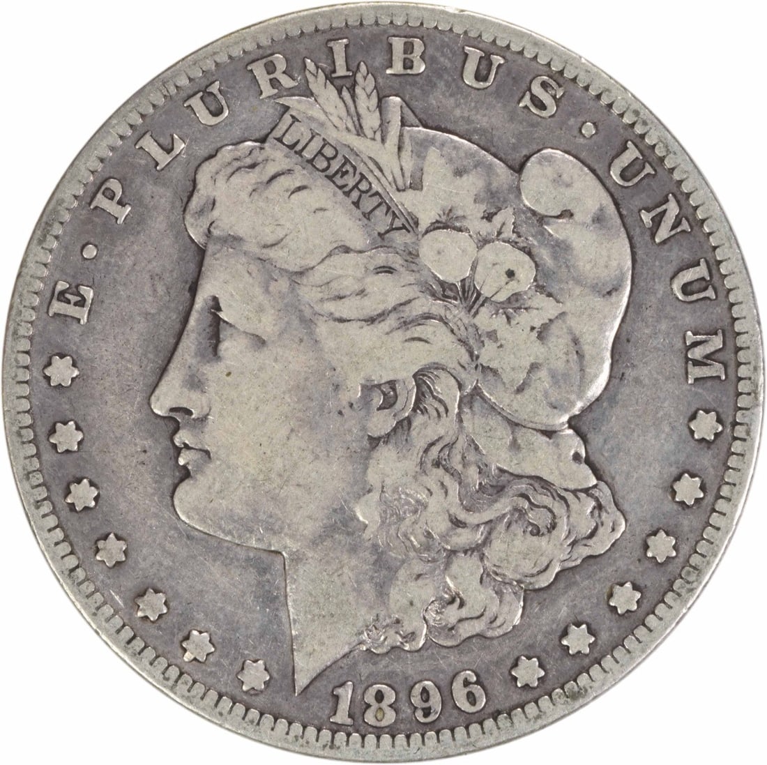 1896-S Morgan Silver Dollar Coin Fine Grade Uncertified San Francisco Mint: 1896-S Morgan Silver Dollar Coin Fine Grade Uncertified San Francisco Mint This 1896-S Morgan Silver Dollar is a stunning piece of numismatic history. Struck in San Francisco, this coin features a com