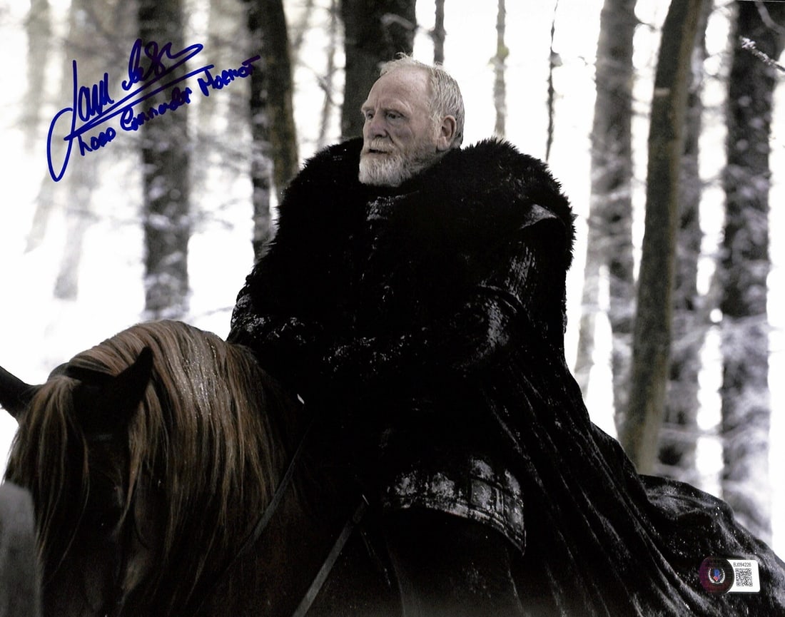James Cosmo Jeor Mormont Signed 11x14 Photo Beckett Certified (1 of 1)