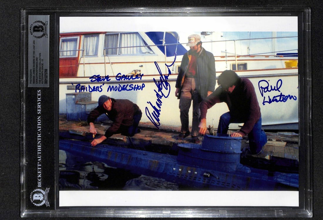 Indiana Jones Raiders Signed 8x10 Photo by Huston Gawley Edlund BAS Authenticated (1 of 1)