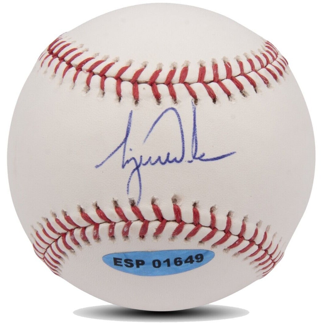 Tiger Woods Signed Major League Baseball with Upper Deck COA (1 of 3)