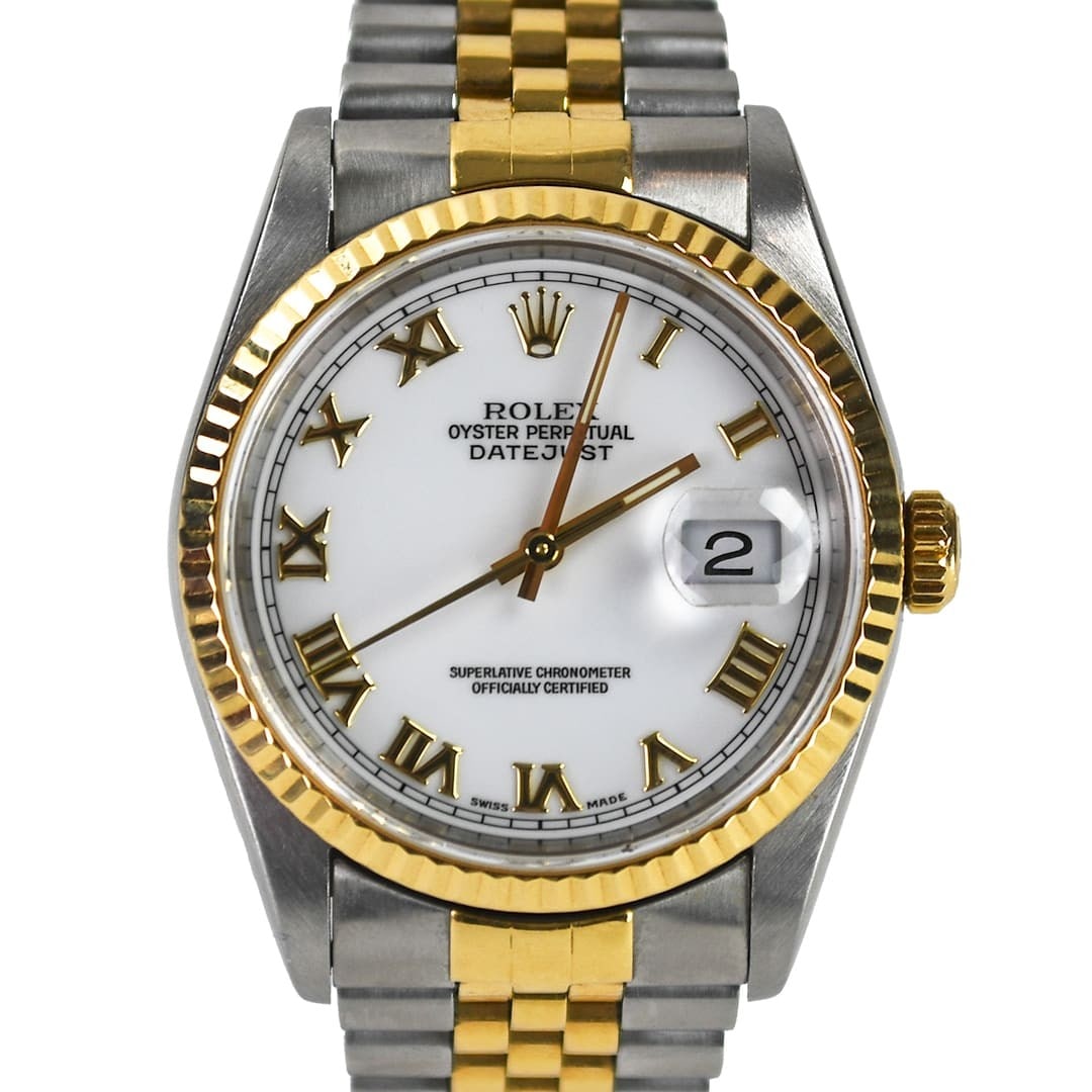Rolex Datejust 16233 Two-Tone 36mm Luxury Wristwatch (1 of 6)