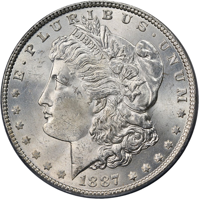 1887-P Morgan Silver Dollar VAM 12 Alligator Eye PCGS MS63 (1 of 4)