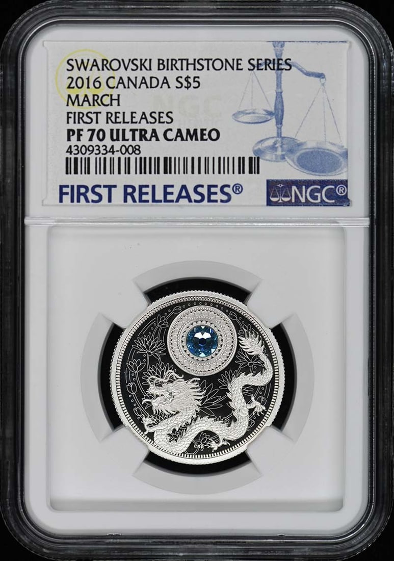 2016 Canada S$5 Coin PR70DCAM NGC First Releases (1 of 2)