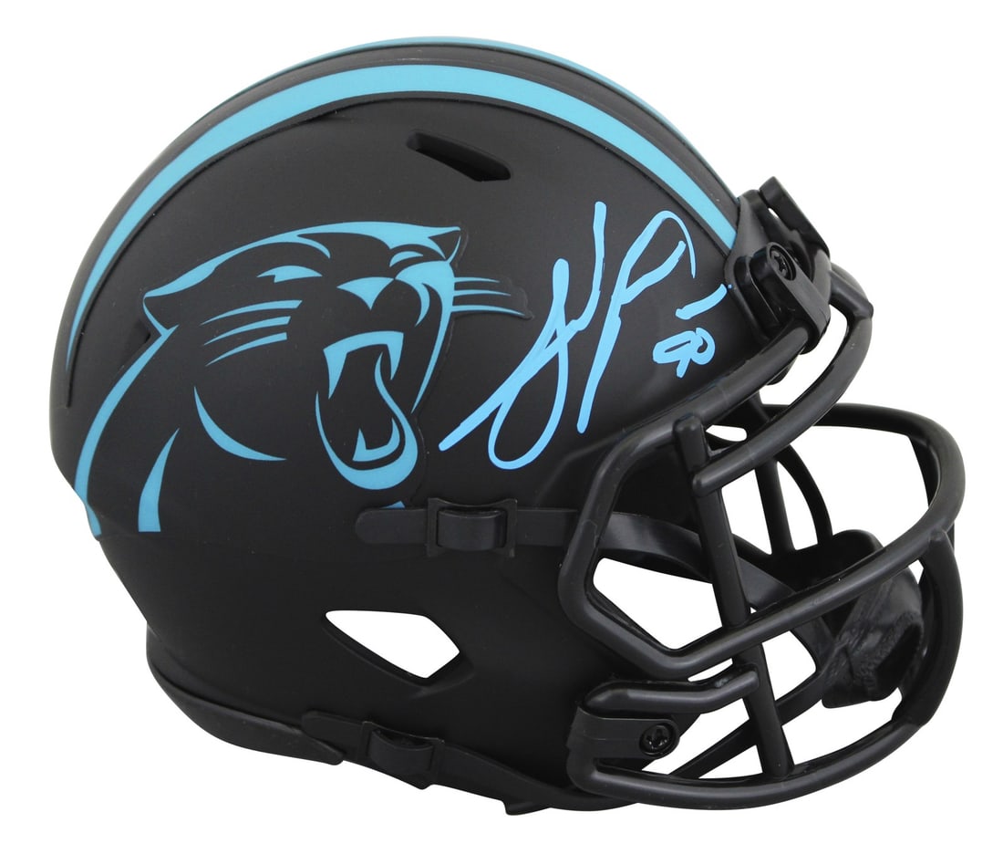 Julius Peppers Signed Eclipse Speed Mini Helmet BAS Authenticated Panthers (1 of 2)
