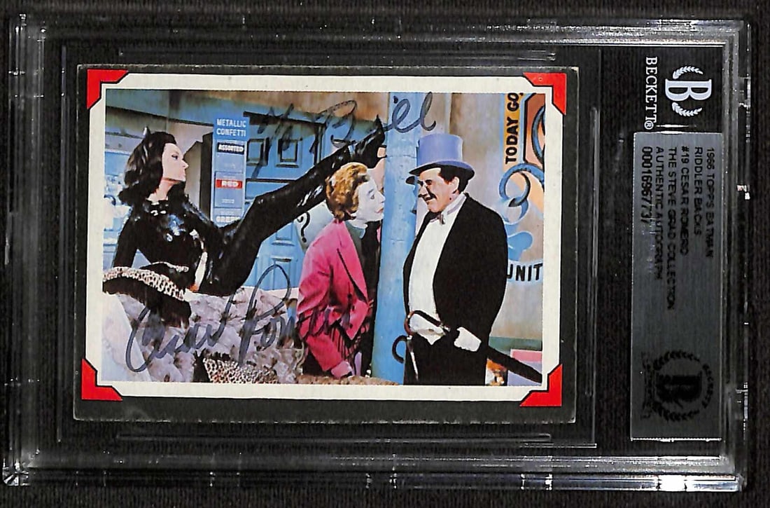 Cesar Romero Signed 1966 OPC Batman #18 RARE Beckett Authenticated (1 of 1)