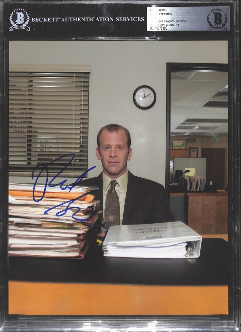 Paul Lieberstein Signed 8x10 Photo The Office Beckett Authenticated (1 of 1)