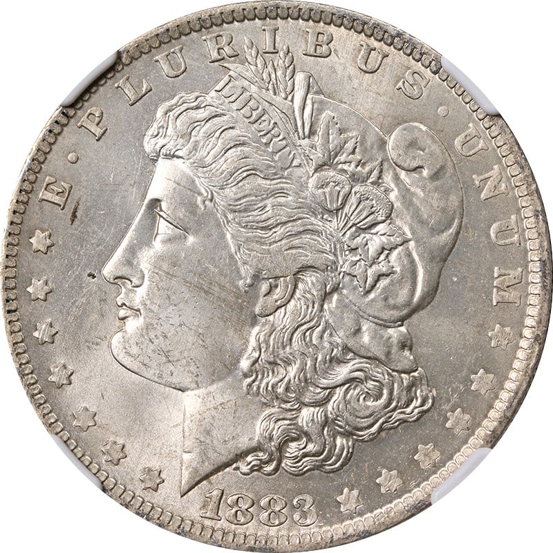 NGC MS63 1883 O Over O Morgan Silver Dollar VAM 3A RPM (1 of 4)