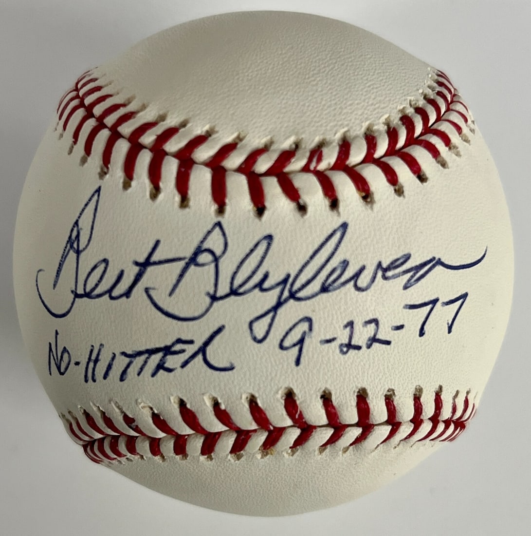 Bert Blyleven Signed MLB Baseball No-Hitter 9-22-77 JSA Authenticated (1 of 2)