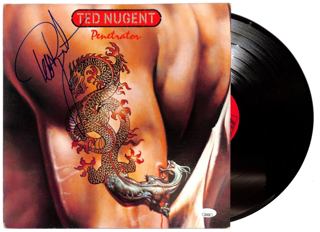 Ted Nugent Signed Penetrator Vinyl Record JSA Authenticated (1 of 3)