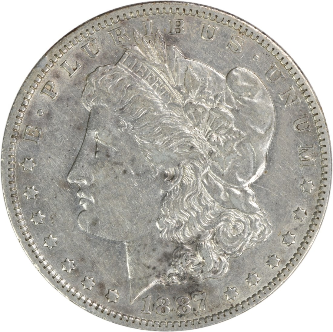 1887-O Morgan Silver Dollar EF Uncertified George T Morgan Design (1 of 2)