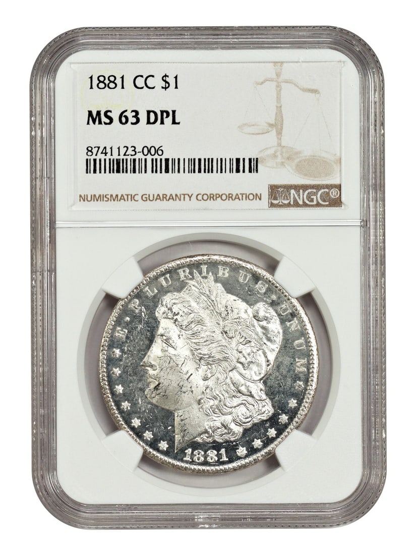 1881 Carson City Morgan Dollar NGC MS63DMPL Silver $1 Coin (1 of 4)