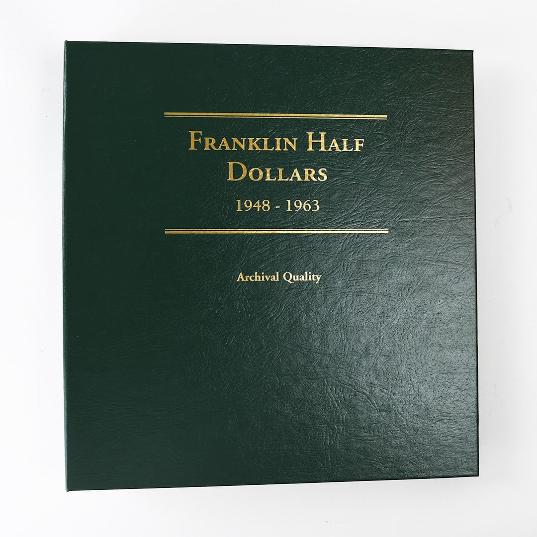 Littleton Franklin Half Dollar Album 41 Coins 1948-1963 Silver (1 of 9)