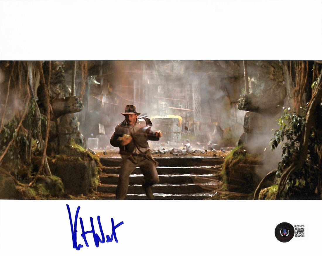 Indiana Jones 8x10 Signed Photo Kit West Oscar Winner Beckett (1 of 1)