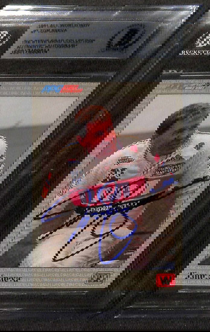 Tom Sneva 1991 All World Indy #7 Signed Card Beckett Authenticated (1 of 1)