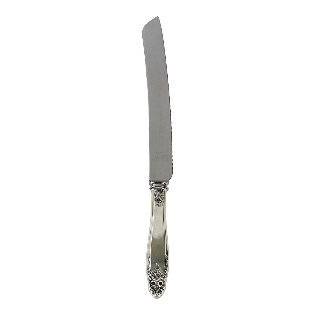 International Silver Prelude Cake Knife 12 7/8 Stainless Blade Sterling Handle (1 of 4)