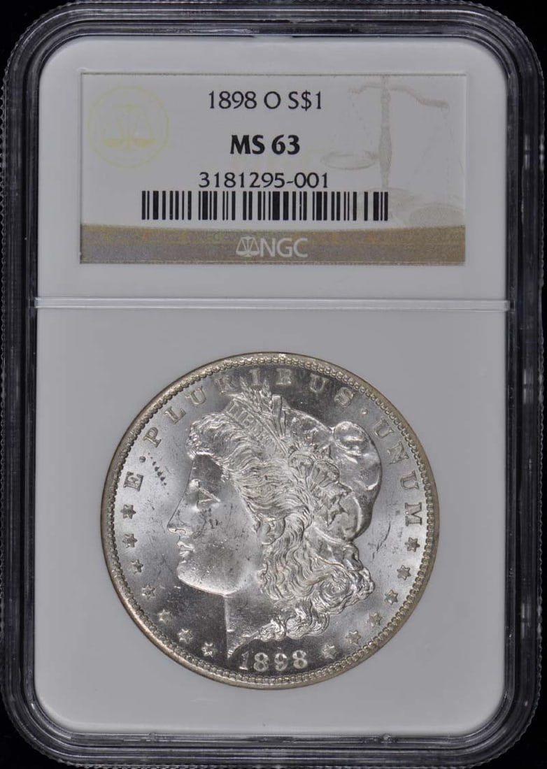 1898-O Morgan Dollar NGC MS63 Uncirculated New Orleans (1 of 2)