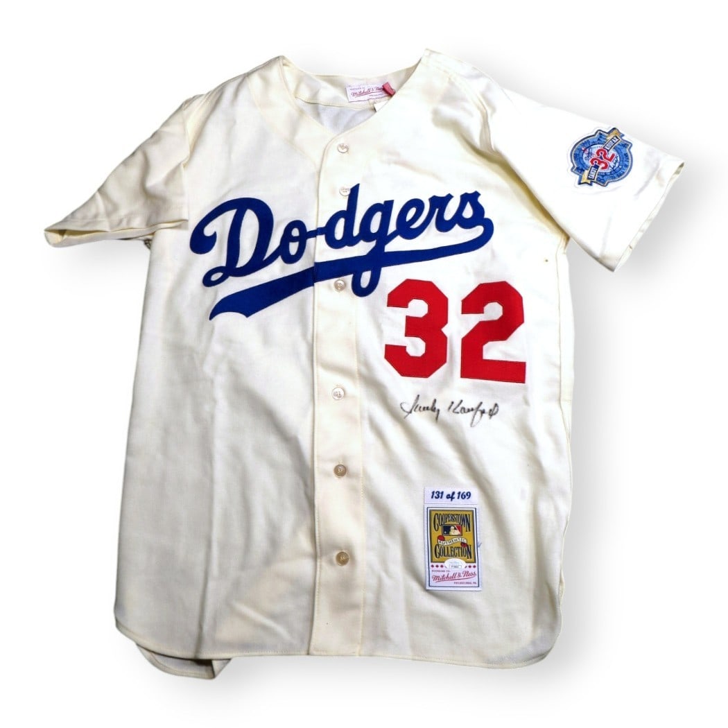 Sandy Koufax Signed M&N Dodgers Jersey Limited 131/169 JSA (1 of 7)