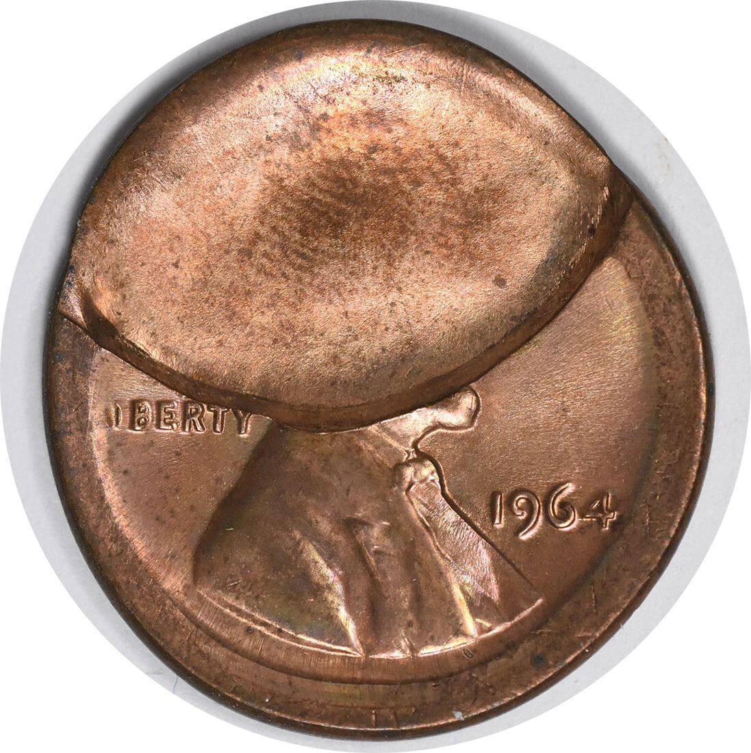 1964 Lincoln Cent Broadstrike Large Indent Choice BU+ Uncertified Copper (1 of 2)