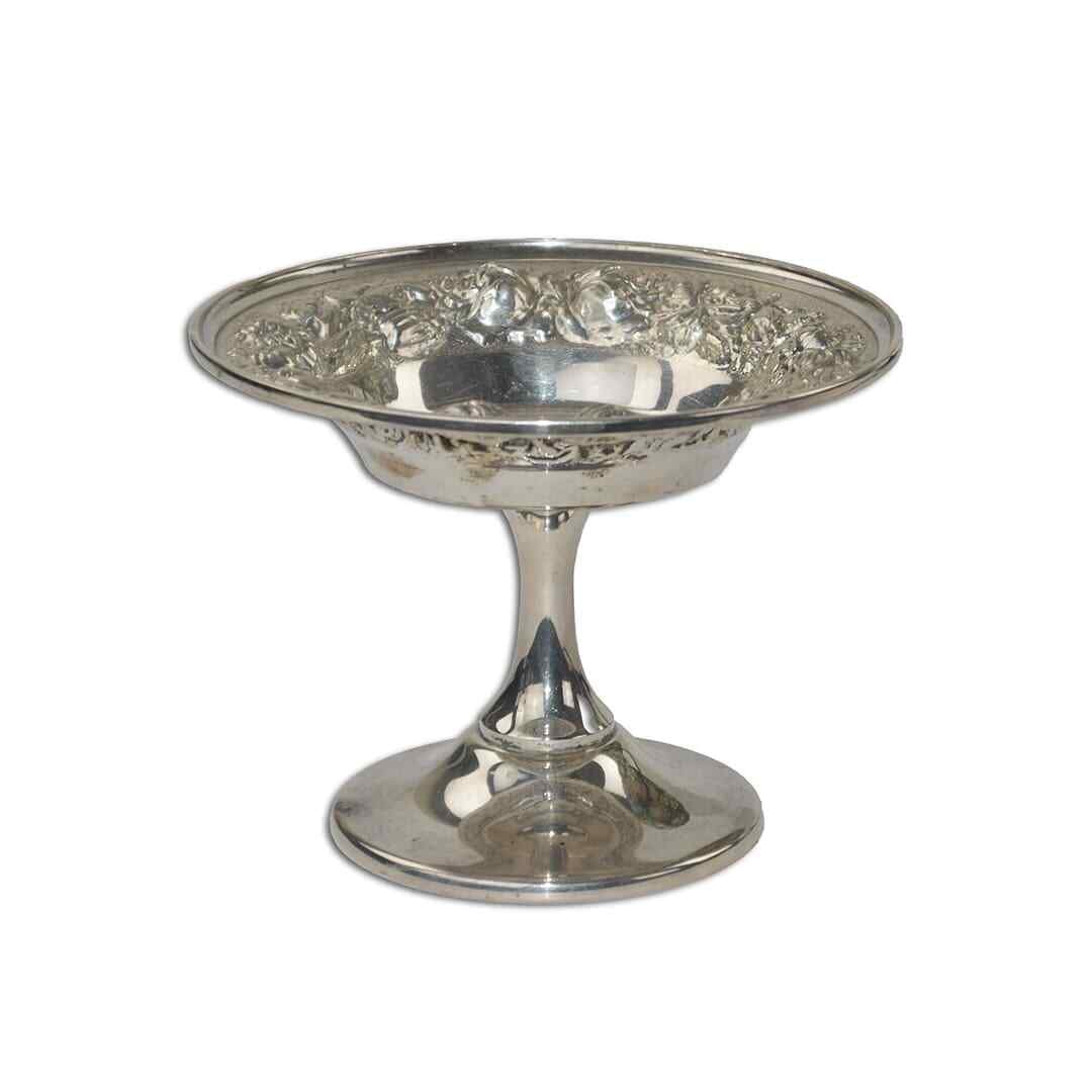 Elegant Sterling Silver Small Stem Candy Dish 5.435ozt (1 of 4)