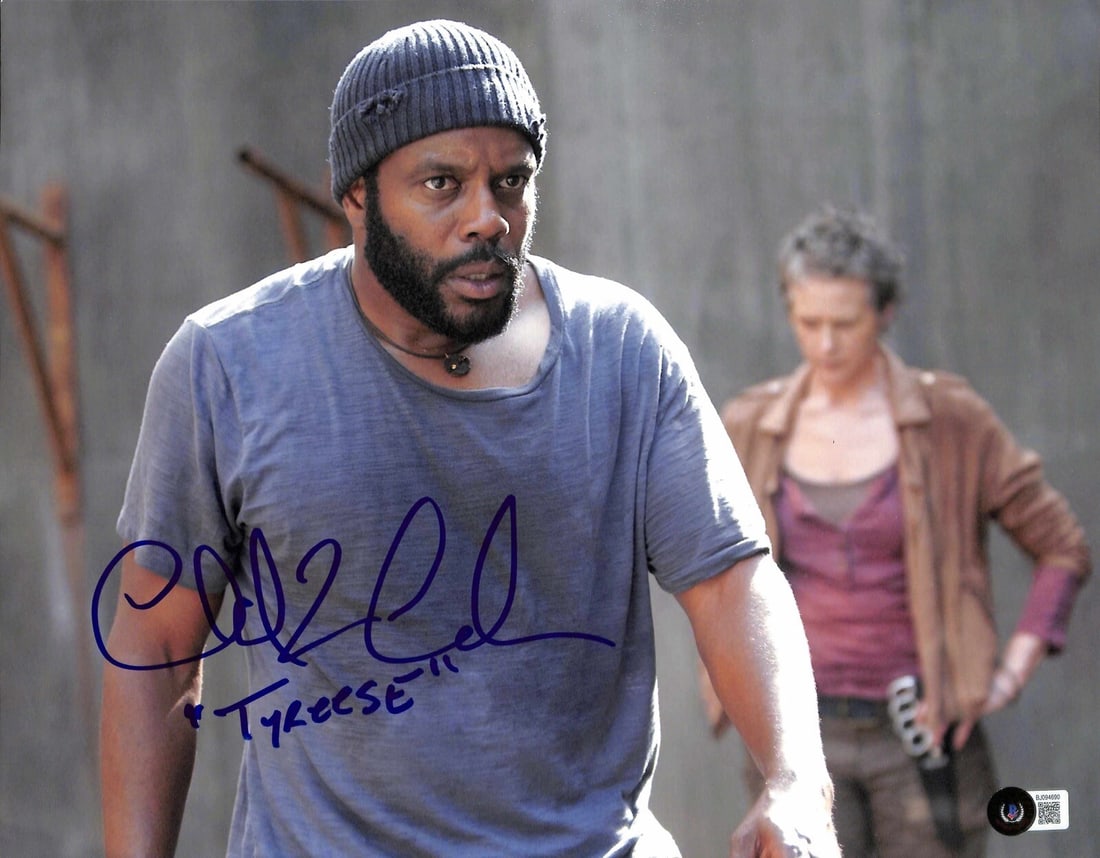 Chad Coleman Tyreese Signed 11x14 Photo Beckett Authenticated: Chad Coleman Tyreese Signed 11x14 Photo Beckett Authenticated Capture a piece of television history with this autographed 11x14 photograph of Chad Coleman, known for his role as "Tyreese" in The Walki